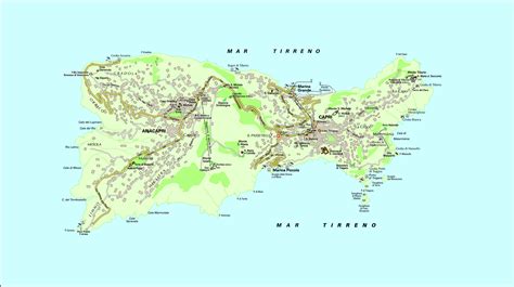 Capri Map .